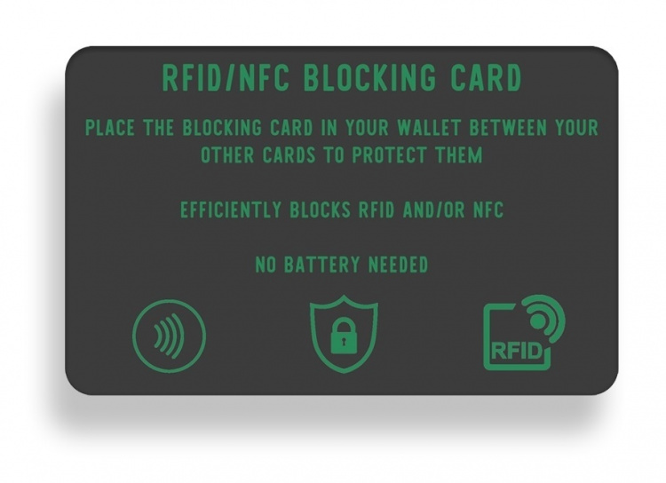 NORDIQZENZ RFID/NFC-blokkeringskort, beskyttelse mot skimming! NORDIQZENZ RFID/NFC-blokkeringskort, beskyttelse mot skimming!