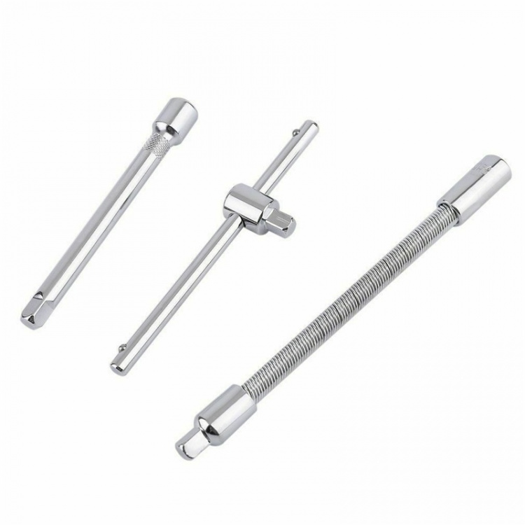 46-delers pipenøkkelsett for bil og motorsykkel