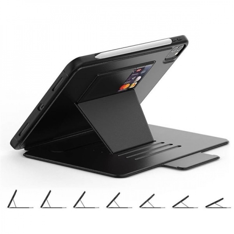 Beskyttende veske til iPad Air 4 2020 med pennholder, Svart Beskyttende veske til iPad Air 4 2020 med pennholder, Svart