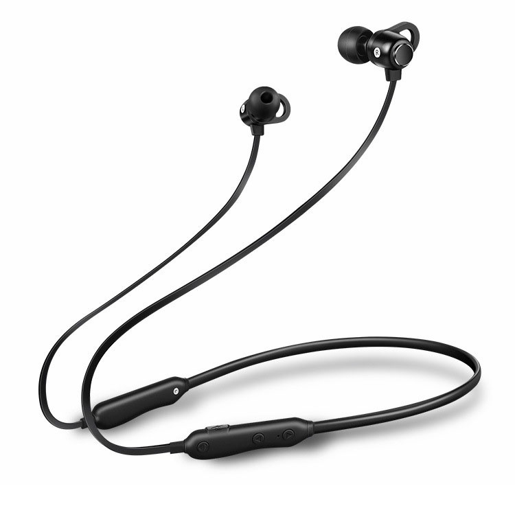 Trådløse sportshodetelefoner, Bluetooth, svart