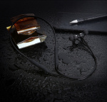 Trådløse sportshodetelefoner, Bluetooth, svart