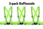 3-pack Reflekssele/Refleksvest, Gul
