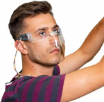 Transparent Immfritt Ansiktsskydd/munvisir