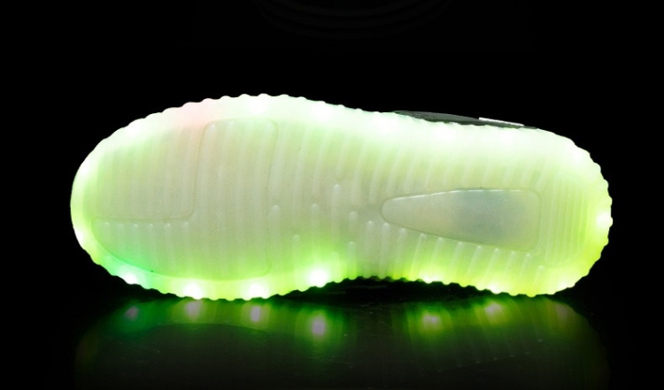 LED Sneakers med snøring strl 29, Svarte LED Sneakers med snøring strl 29, Svarte