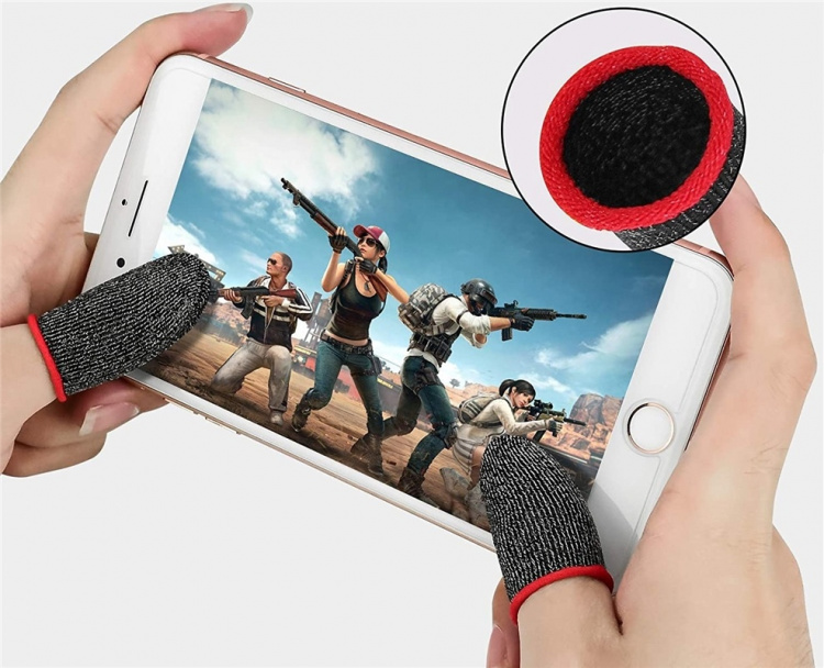 Fingerhylse for mobilspill, 2-pakning Fingerhylse for mobilspill, 2-pakning