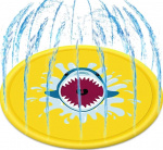 Fontenematte med Hajmotiv, Gul Fontenematte med Hajmotiv, Gul