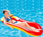 Flytende divan, rød