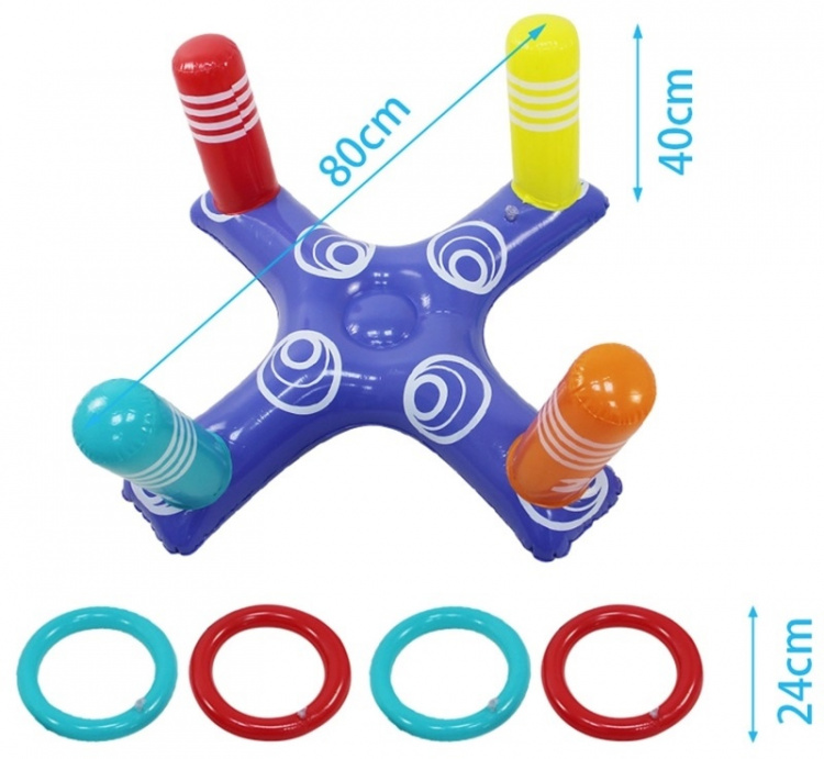 Kaste Ring spill, Oppblåsbar Kaste Ring spill, Oppblåsbar