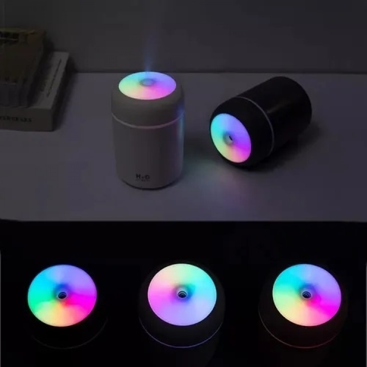 Luftfukter med led lys, Rosa Luftfukter med led lys, Rosa