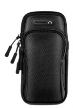 Armbåndveske med hodetelefoninngang, Svart Armbåndveske med hodetelefoninngang, Svart