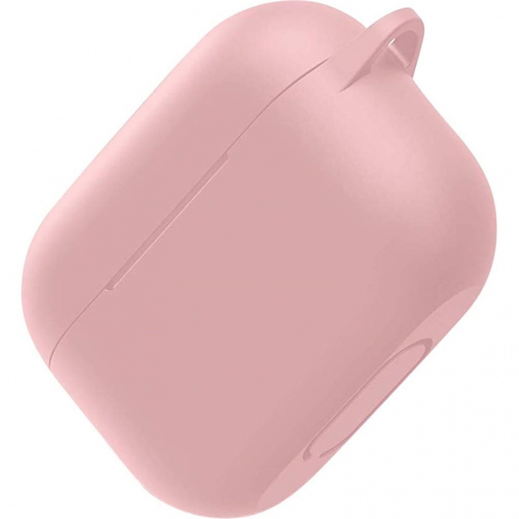 Silikonbeskyttelsesdeksel med krok for Airpods Pro, Pink Silikonbeskyttelsesdeksel med krok for Airpods Pro, Pink