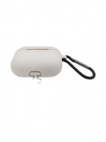 Silikonskall med krok for Airpods Pro, Taupe Silikonskall med krok for Airpods Pro, Taupe