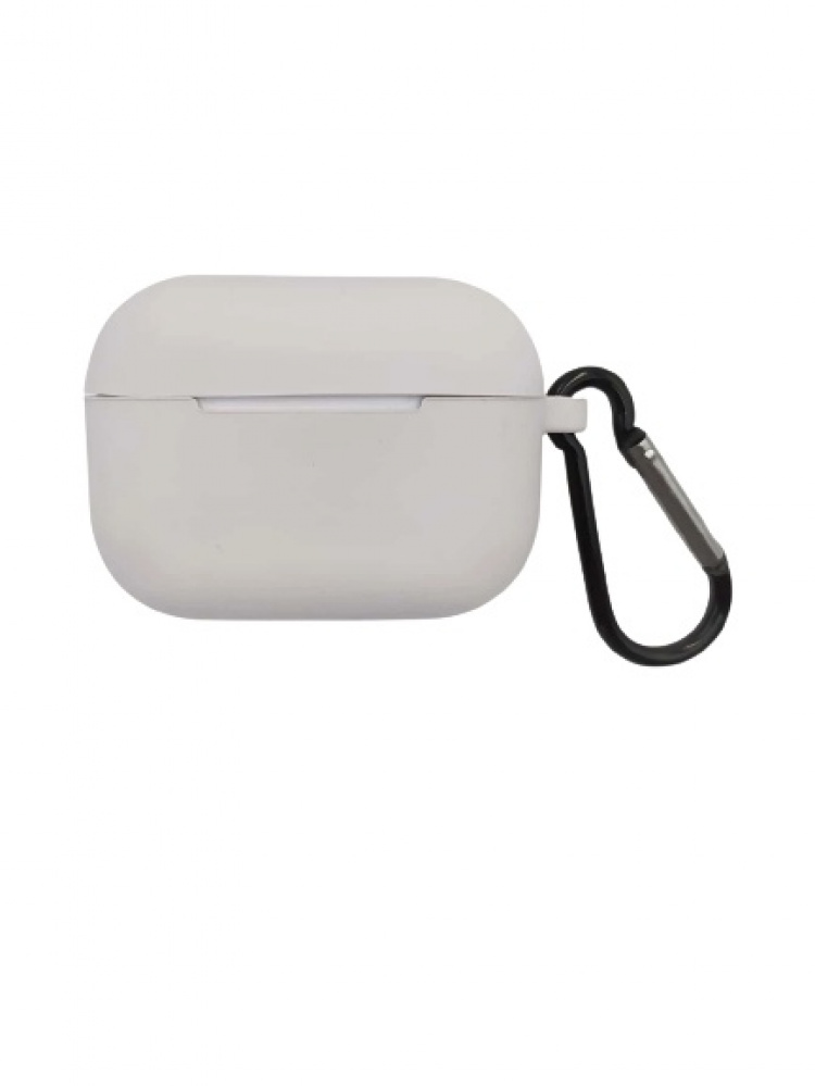 Silikonskall med krok for Airpods Pro, Taupe Silikonskall med krok for Airpods Pro, Taupe