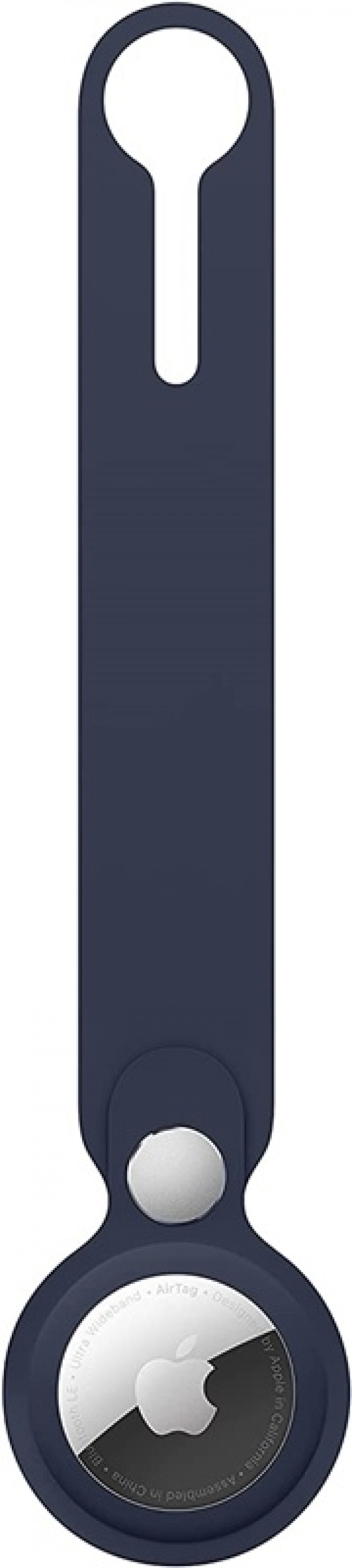 PU-lær-etui for Airtag, Blå PU-lær-etui for Airtag, Blå