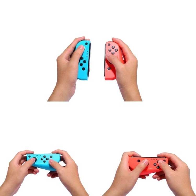 Gamepad for Nintendo Switch, rød/blå