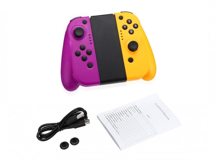 Gamepad for Nintendo Switch, Lilla/Orange