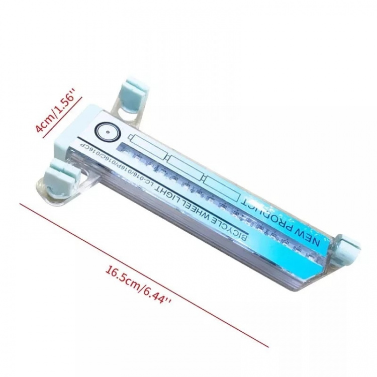 Belysning for sykkelhjul med fargerike mønstre