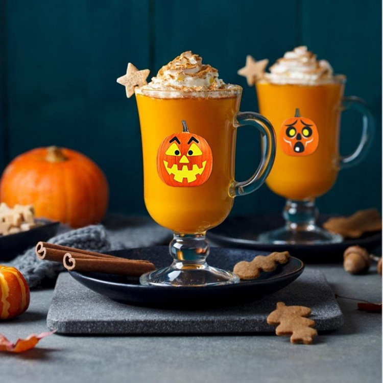 500 Halloween-klistremerker, Rull 500 Halloween-klistremerker, Rull