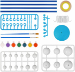 Hengende modell av solsystemet + selvlysende farge Hengende modell av solsystemet + selvlysende farge