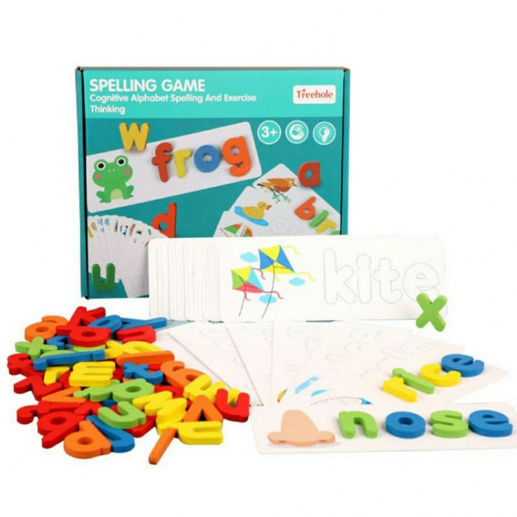 Lær engelsk - stavelekspill for barn