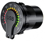 Extra socket Quick charge 3.0 and USB-A for car, boat, truck etc.