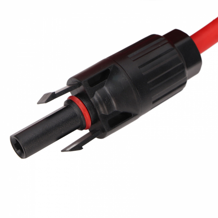 Forlengelseskabel til tilkobling av solcellepanel MC4, 1M