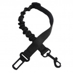 Bånd med bilbelteadapter for kjæledyr, svart