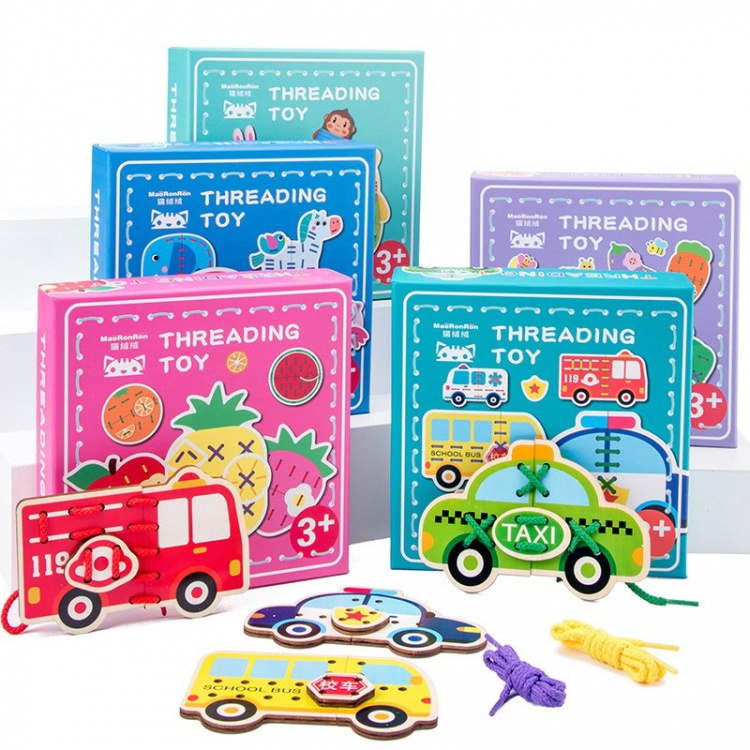 Sykort - tre med tråd, Fruktmotiv Sykort - tre med tråd, Fruktmotiv