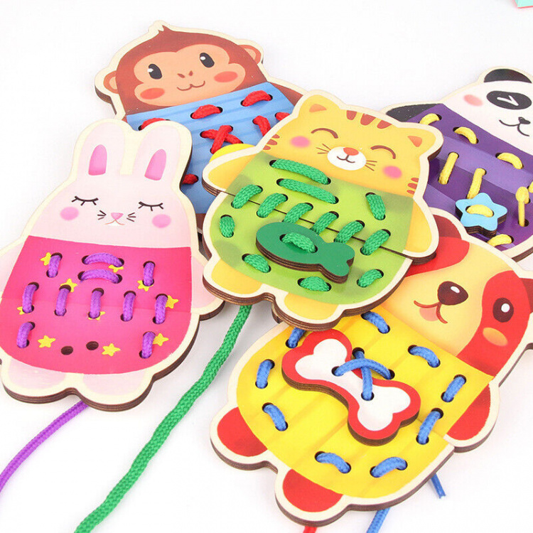 Sykort - tre med tråd, Panda Sykort - tre med tråd, Panda