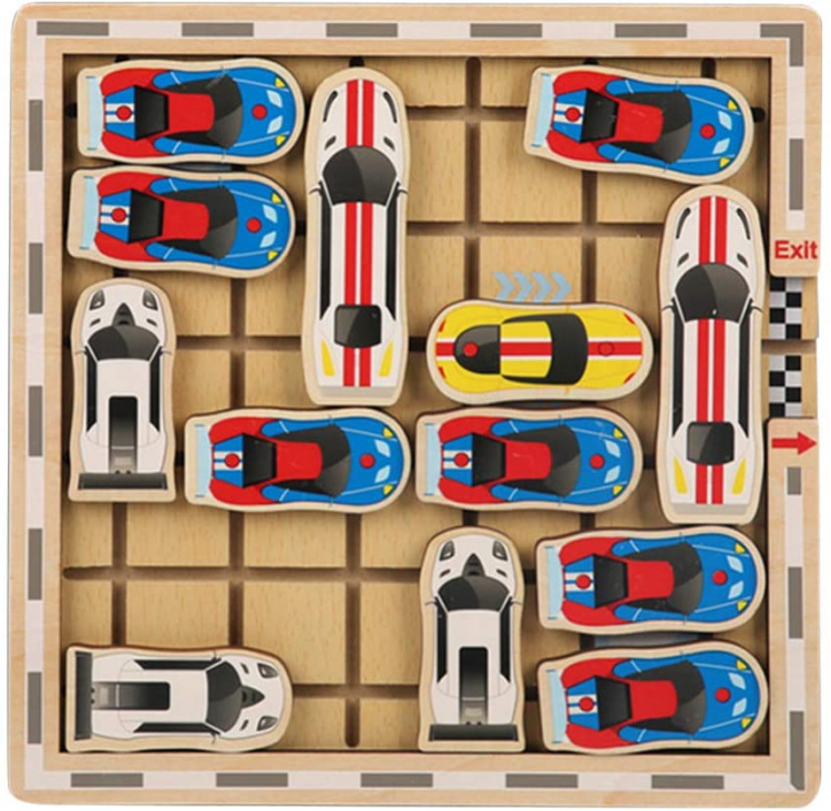 Morsom labyrint med biler for barn Morsom labyrint med biler for barn