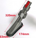 Møbelbørste med bøyelig skaft for Dyson V7, V8, V10, V11
