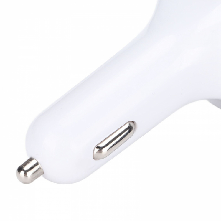 FM-sender med doble USB-uttak, display og knapper, Sølv FM-sender med doble USB-uttak, display og knapper, Sølv