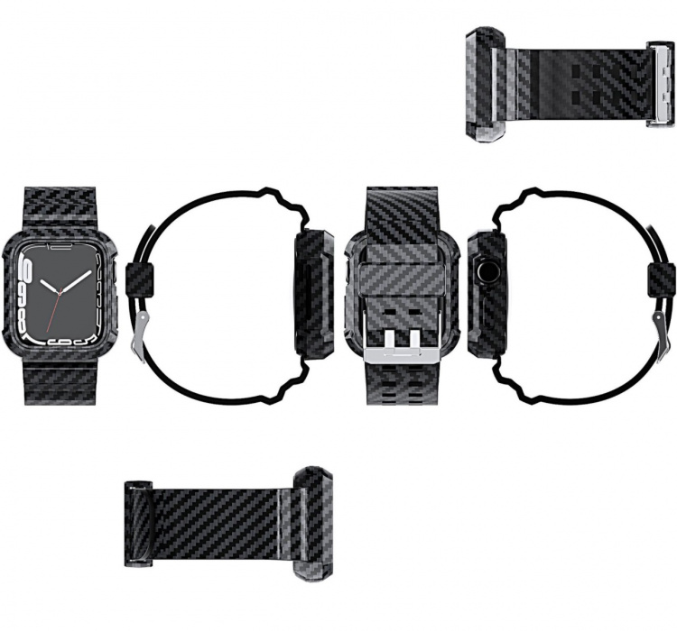 Erstatningsarmbånd for Apple Watch 38/40/41 mm, svart Erstatningsarmbånd for Apple Watch 38/40/41 mm, svart