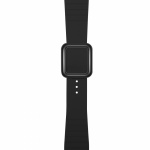 Klokkearmbånd i silikon til Apple Watch 42/44/45mm, Svart Klokkearmbånd i silikon til Apple Watch 42/44/45mm, Svart