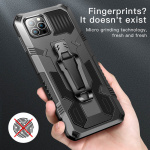 Robust skall med stativ til iPhone 13 Pro Max, Svart Robust skall med stativ til iPhone 13 Pro Max, Svart