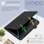 Etui med penneholder for iPad Mini 6, Sort Etui med penneholder for iPad Mini 6, Sort