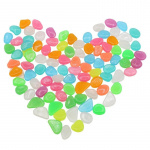 Lysende steiner, 100 stk