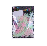 3D Lysende Fluorescerende Veggklistremerker, Snøflak 3D Lysende Fluorescerende Veggklistremerker, Snøflak