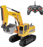 Radiostyrt gravemaskin, gul
