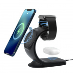 Qi-lader for mobile enheter, 15 W, svart