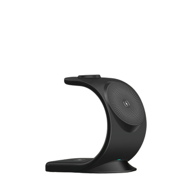 Qi-lader for mobile enheter, 15 W, svart