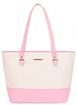 Håndvesker, Beige rosa med gulldetaljer Håndvesker, Beige rosa med gulldetaljer