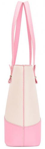 Håndvesker, Beige rosa med gulldetaljer Håndvesker, Beige rosa med gulldetaljer