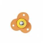 Skuffehjul i rustfritt stål 4-pakning, oransje Skuffehjul i rustfritt stål 4-pakning, oransje