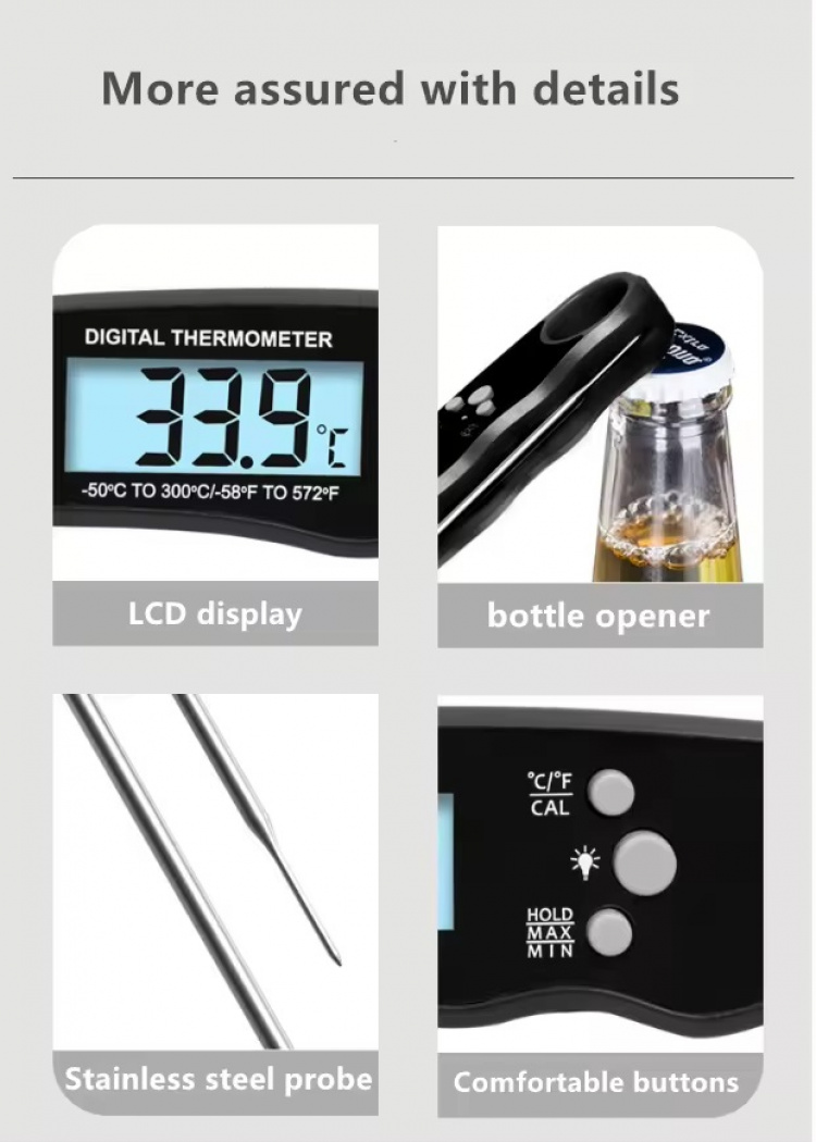 Kjøtttermometer, Svart