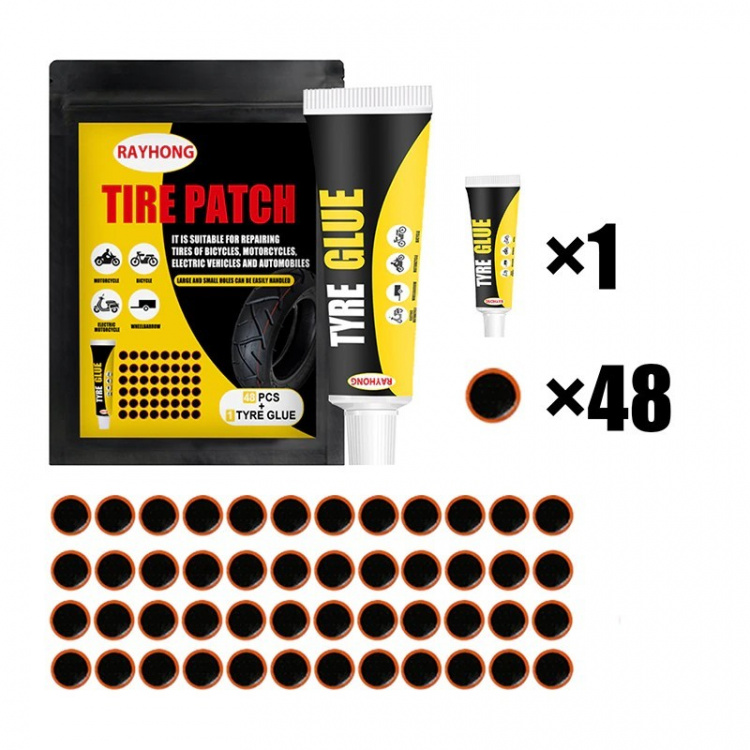 Dekk reparasjonslapper, 12ml