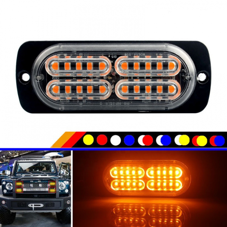 LED-frontlykter til bil, hvit