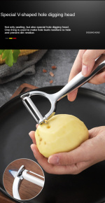 Grønnsaksskreller i stål