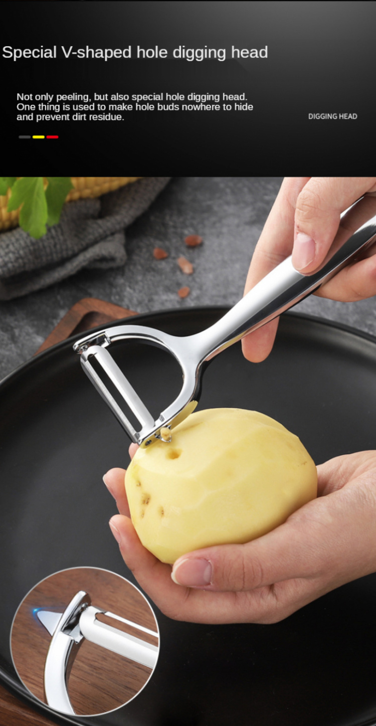 Grønnsaksskreller i stål