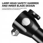 Lommelykt med nødhammer